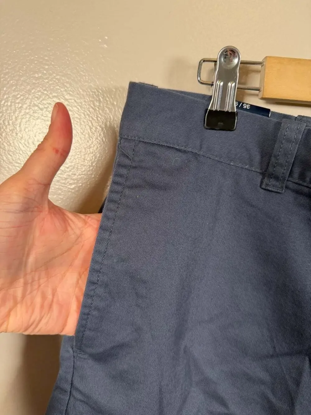 J. Crew Flex Gramercy Chino Shorts Size 35 Blue 9